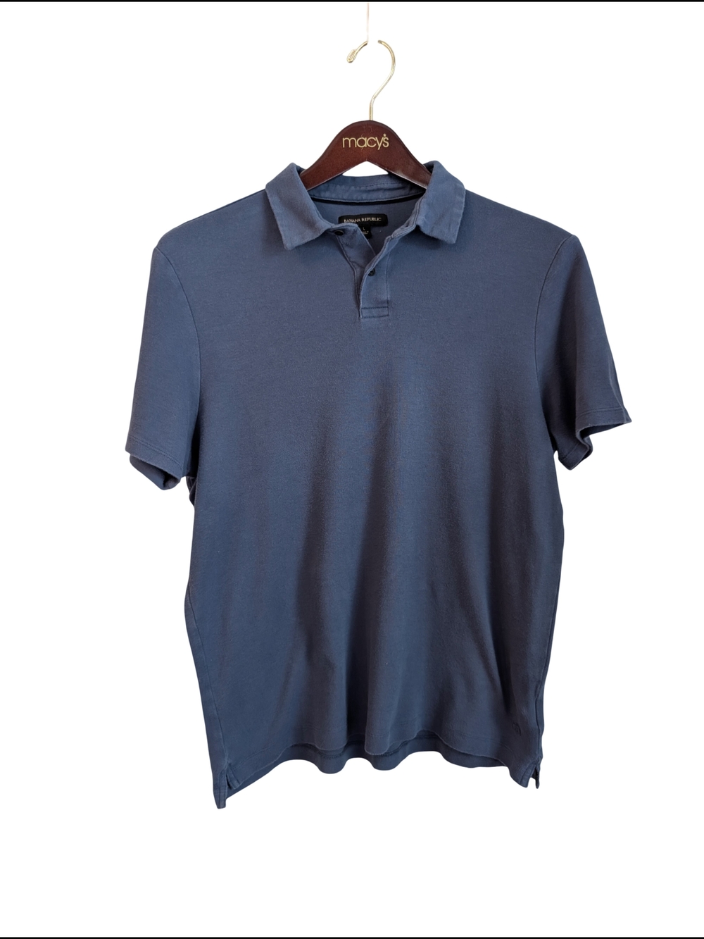 Banana Republic Men's Polo Shirt - Blue